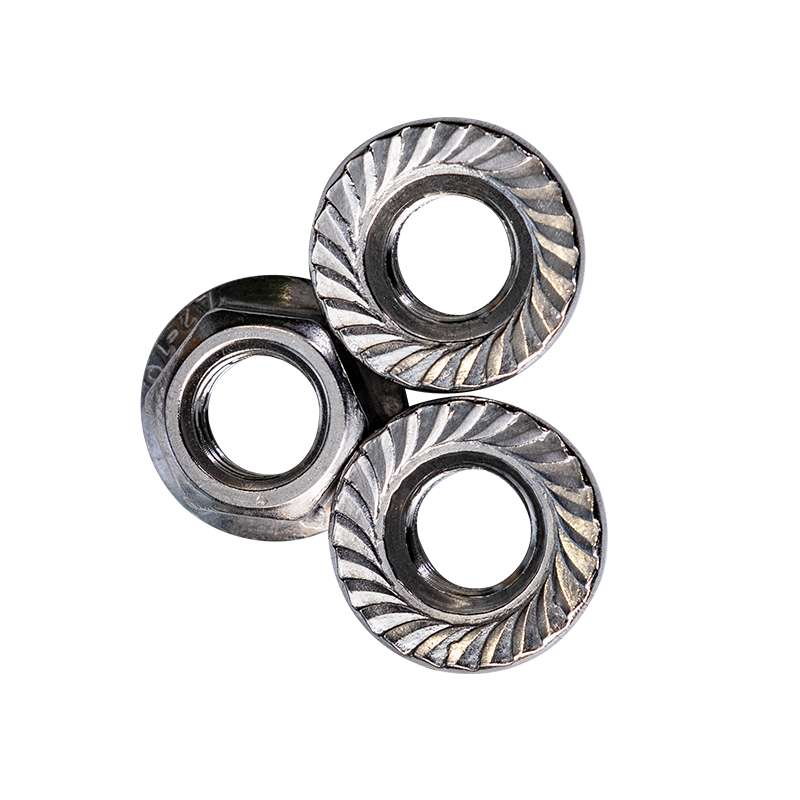SS304 DIN6923 M16 Cnónna Flange Heicseagán