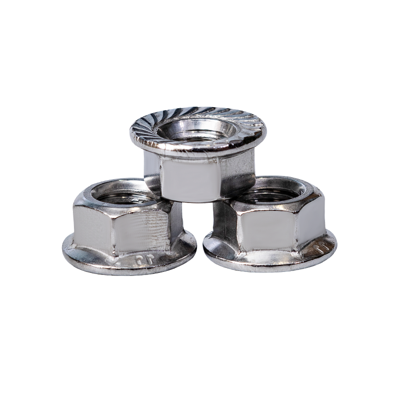 SS304 DIN6923 M12 Cnónna Flange Heicseagán