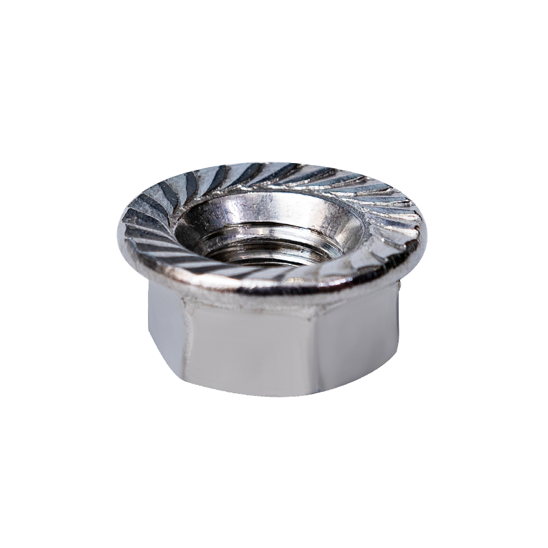 SS304 DIN6923 M10 Cnónna Flange Heicseagán